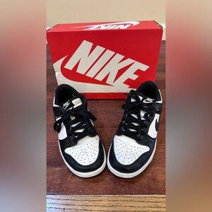 Nike Black and White Low-Top Sneakers